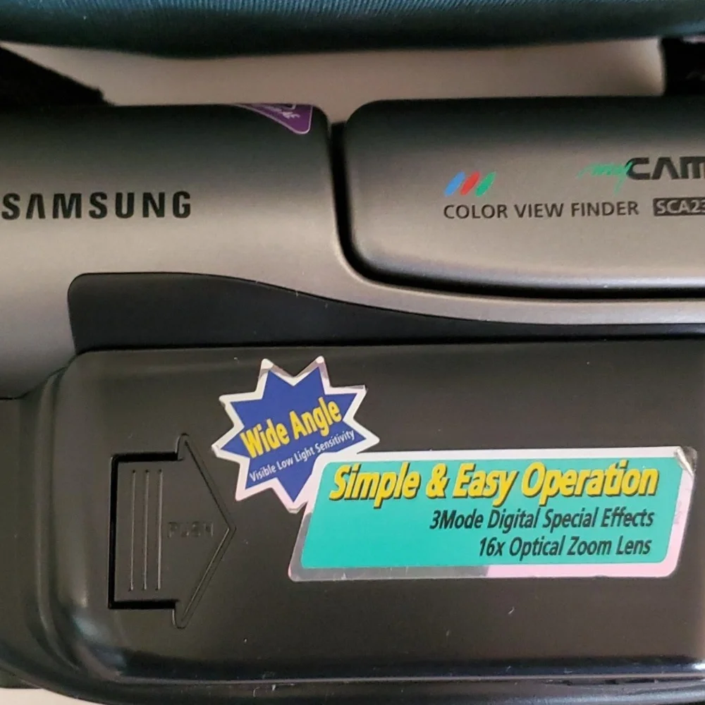Samsung 8mmVideo Camcorder SCA20 and Case